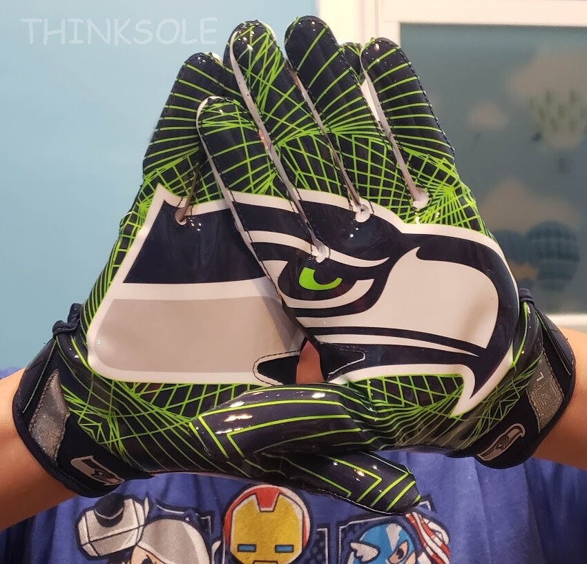 seahawk football gloves